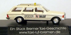 Mercedes Benz W123 T-Modell Taxi-Ruf Bremen